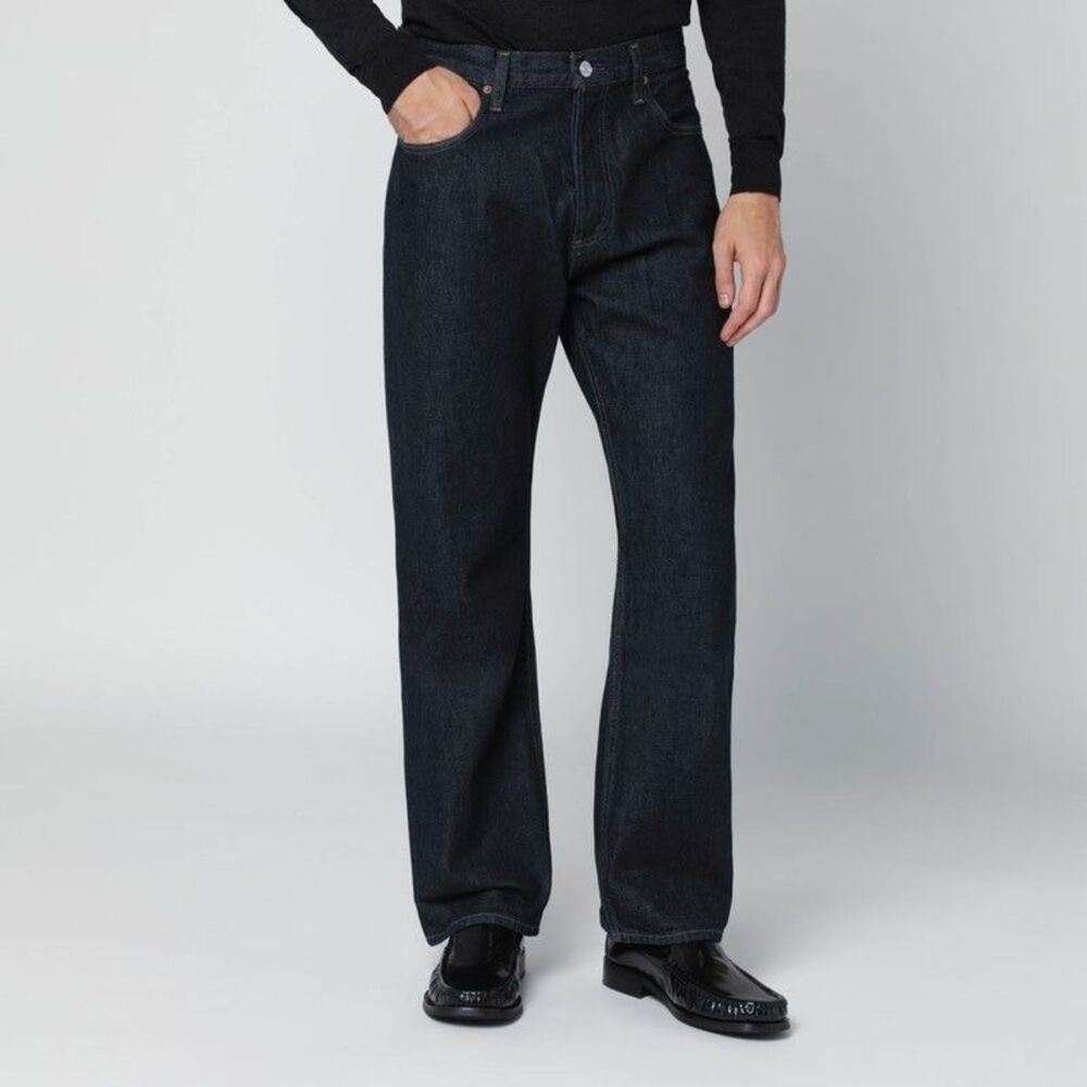 AGOLDE Men's Classic Relaxed Straight Leg Denim Jeans Men BLACK Pants
